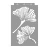 Ginkgo painting stencil - 38x60 cm 2