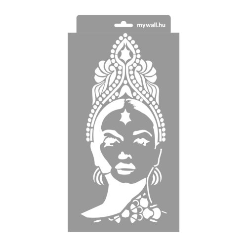 Glamour painting stencil - 18x35 cm