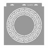 Greek Meander 3D stencil - 31x35 cm