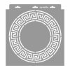 Greek Meander painting stencil - 28x29 cm