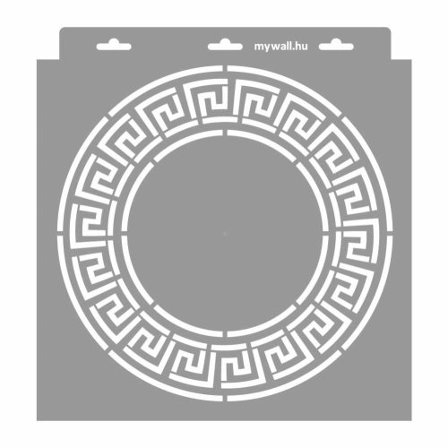 Greek Meander painting stencil - 28x29 cm