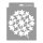 Hagymavirág stencil - 3D - 18x23 cm mini