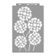 Allium painting stencil - 38x60 cm 1