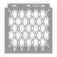 Wire mesh painting stencil - 31x35 cm