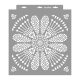 Indian mandala painting stencil - 38x42 cm