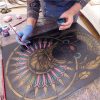 Indián nő stencil - 3D - 45x65 cm giga