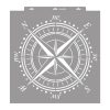 Compass painting stencil - 59x63 cm 1