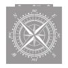 Compass painting stencil - 59x63 cm 1