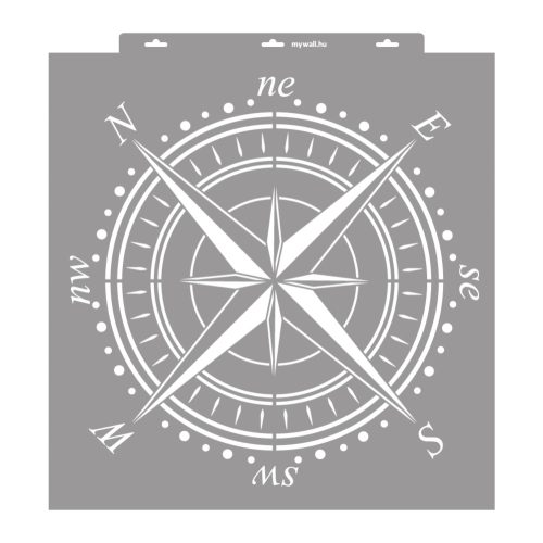 Compass painting stencil - 59x63 cm 1