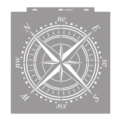 Compass painting stencil - 59x63 cm 1