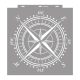 Compass painting stencil - 59x63 cm 1