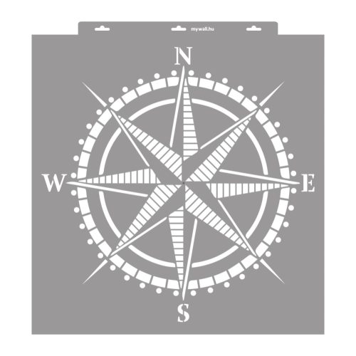 Compass painting stencil - 59x63 cm 2