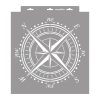 Compass painting stencil - 38x42 cm 1