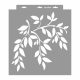 Leafy branches painting stencil - 38x42 cm