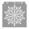 Wrought iron rosette 3D stencil - 31x35 cm 2