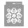 Hungarian pattern 02 3D stencil - 18x23 cm