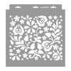 Hungarian pattern 02 painting stencil - 31x35 cm