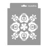 Hungarian pattern 02 painting stencil - 18x23 cm