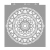 Mandala 12 3D stencil - 59x63 cm