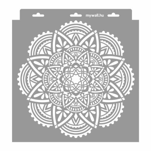 Mandala 13 3D stencil - 28x29 cm