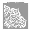 Mandala 14 stencil - 3D - 59x63 cm extra 1