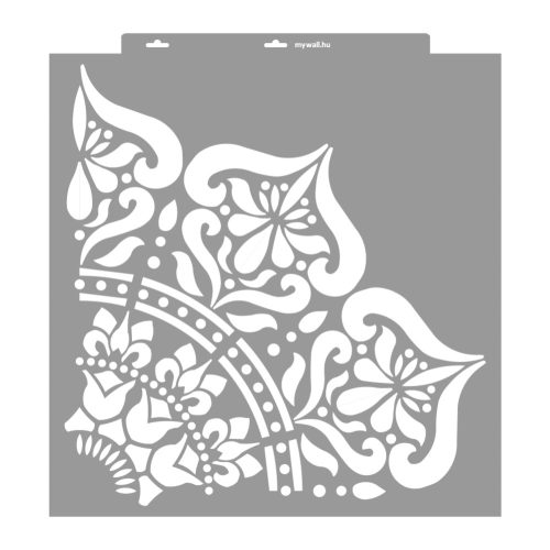 Mandala 14 stencil - 3D - 59x63 cm extra 1
