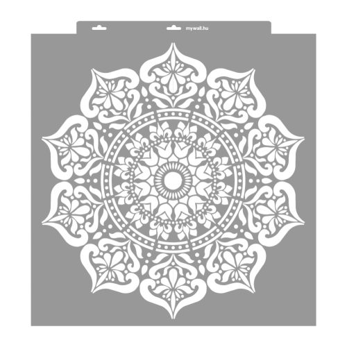 Mandala 14 3D stencil - 59x63 cm 2