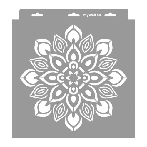 Mandala 01 3D stencil - 31x35 cm