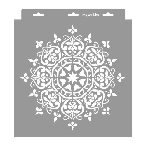 Mandala 04 3D stencil - 31x35 cm