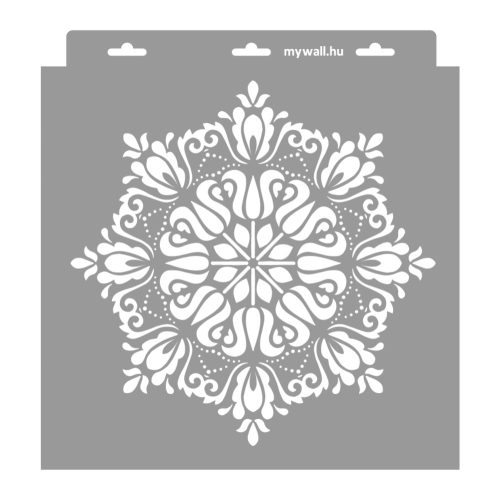 Mandala 09 3D stencil - 28x29 cm