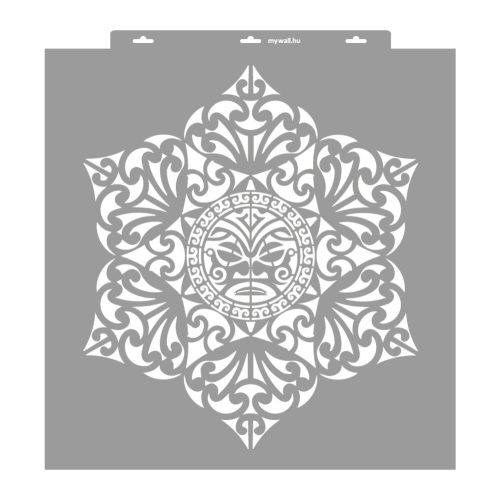 Maori 01 stencil - 3D - 59x63 cm extra