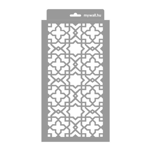 Moroccan lanterns 3D stencil - 18x35 cm