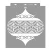 Moroccan lanterns 3D stencil - 38x42 cm