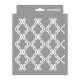 Moroccan 10 3D stencil - 18x23 cm