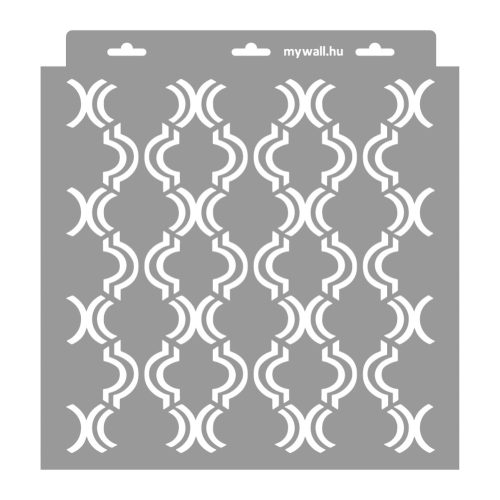 Moroccan 10 painting stencil - 31x35 cm