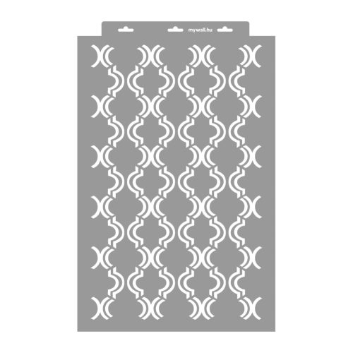 Moroccan 10 painting stencil - 38x60 cm 2