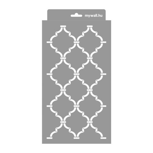 Moroccan 16 3D stencil - 18x35 cm