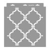 Moroccan 16 3D stencil - 31x35 cm