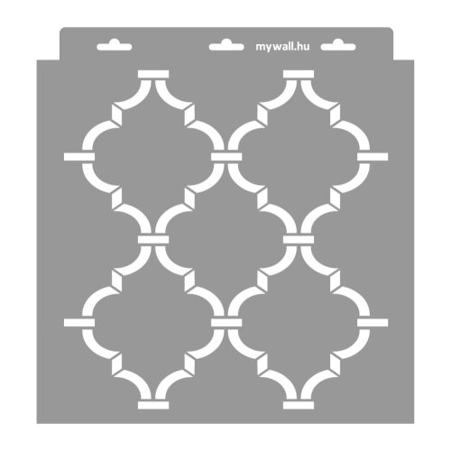 Moroccan 16 3D stencil - 31x35 cm