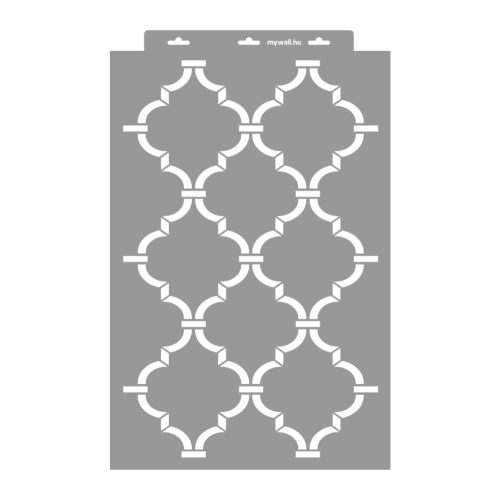 Moroccan 16 3D stencil - 38x60 cm