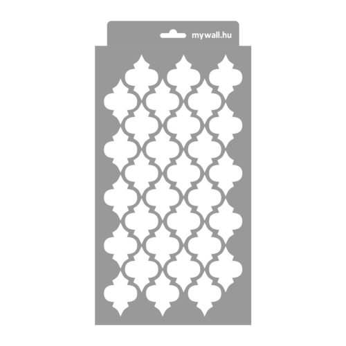 Moroccan 17 3D stencil - 18x35 cm