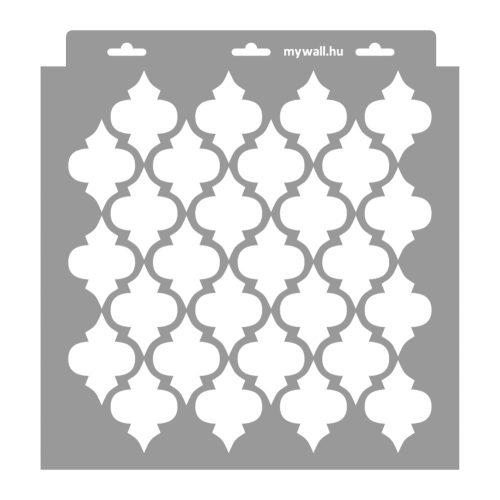 Moroccan 17 painting stencil - 31x35 cm