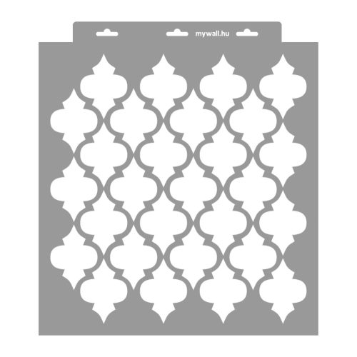 Moroccan 17 3D stencil - 38x42 cm