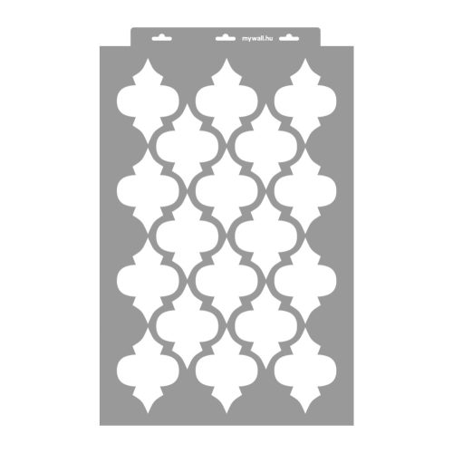 Moroccan 17 3D stencil - 38x60 cm