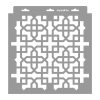 Moroccan 18 3D stencil - 28x29 cm