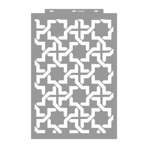 Moroccan 19 3D stencil - 59x89 cm