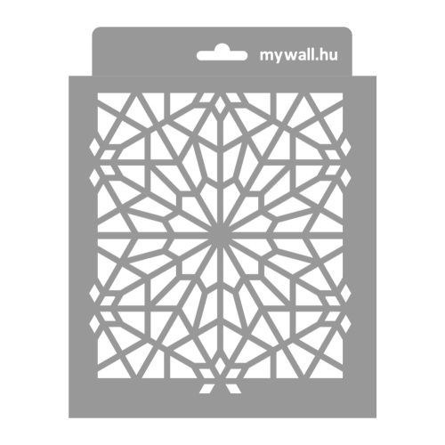 Moroccan 09 3D stencil - 18x23 cm