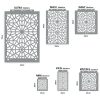 Moroccan 09 3D stencil - 18x23 cm