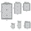 Moroccan 09 3D stencil - 31x35 cm