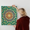 Moroccan 09 painting stencil - 31x35 cm